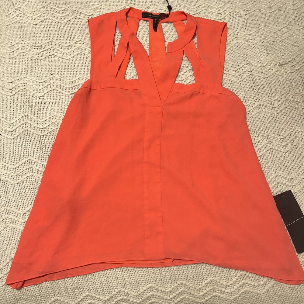 Bcbg strappy top